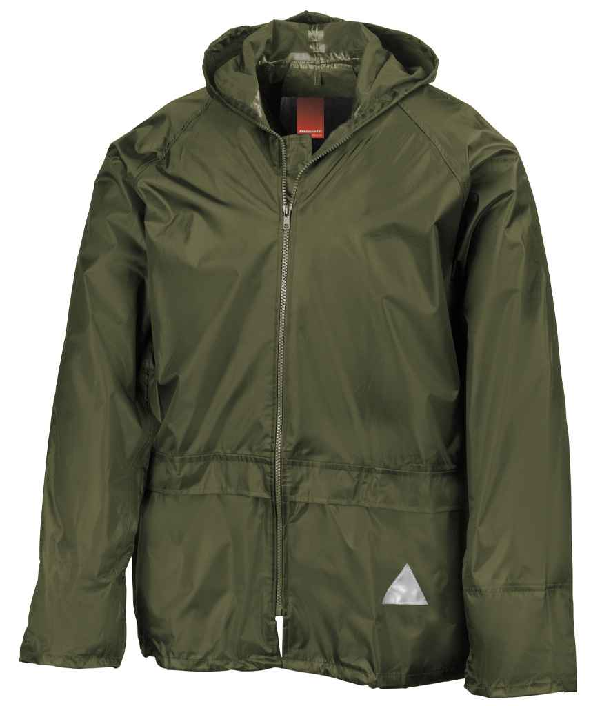 Result - Waterproof Jacket/Trouser Suit in Carry Bag - RS95 BLK S
