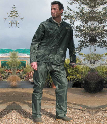 Result - Waterproof Jacket/Trouser Suit in Carry Bag - RS95 OLI S