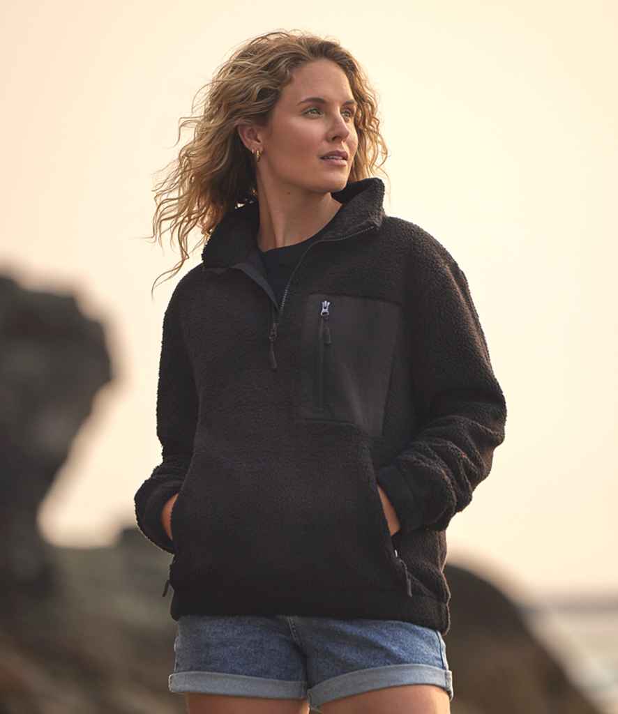 Ravine - Unisex 1/4 Zip Borg Fleece