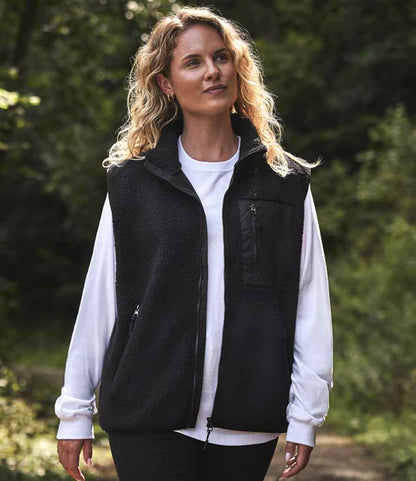 Ravine - Unisex Borg Fleece Gilet - RV302 BLK XS