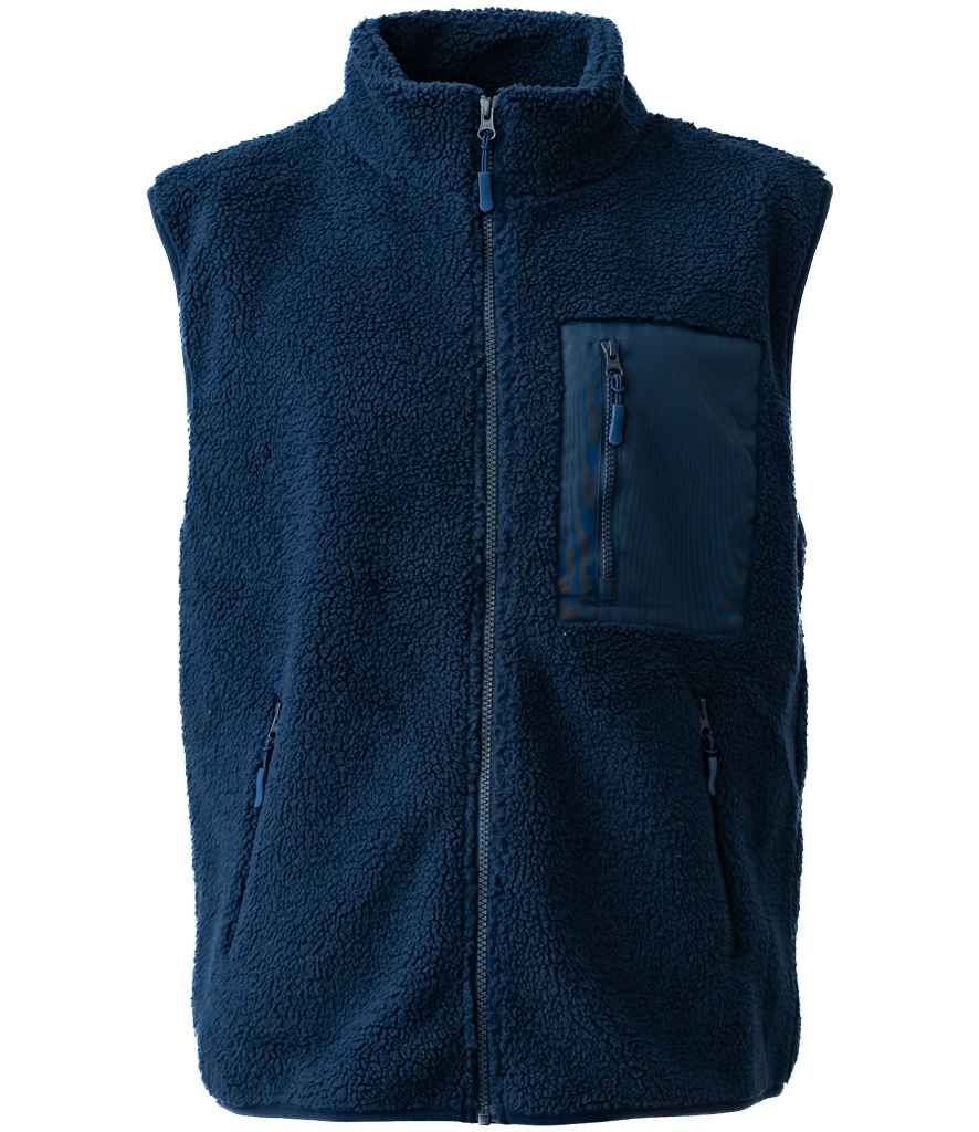 Ravine - Unisex Borg Fleece Gilet - RV302 NAT XS