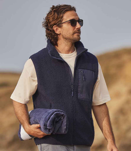 Ravine - Unisex Borg Fleece Gilet - RV302 NAV XS