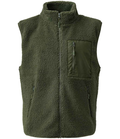 Ravine - Unisex Borg Fleece Gilet - RV302 NAT XS