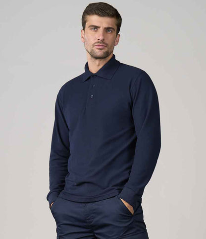 Pro RTX - Pro Long Sleeve Piqué Polo Shirt - RX102 NAV S