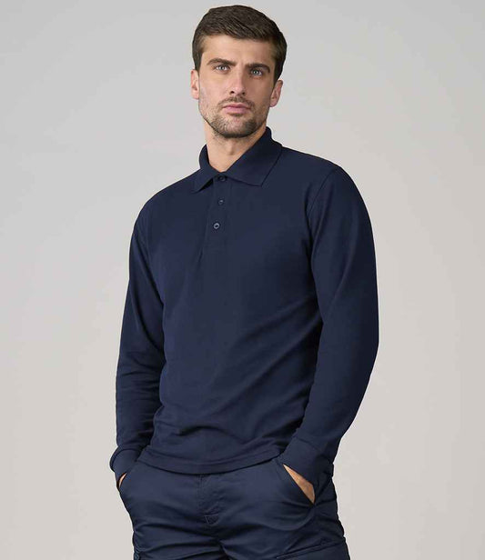Pro RTX - Pro Long Sleeve Piqué Polo Shirt - RX102 NAV S