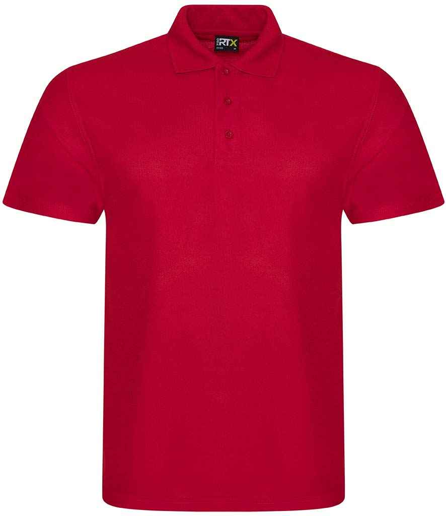 Pro RTX - Pro Polyester Polo Shirt - RX105 RED S