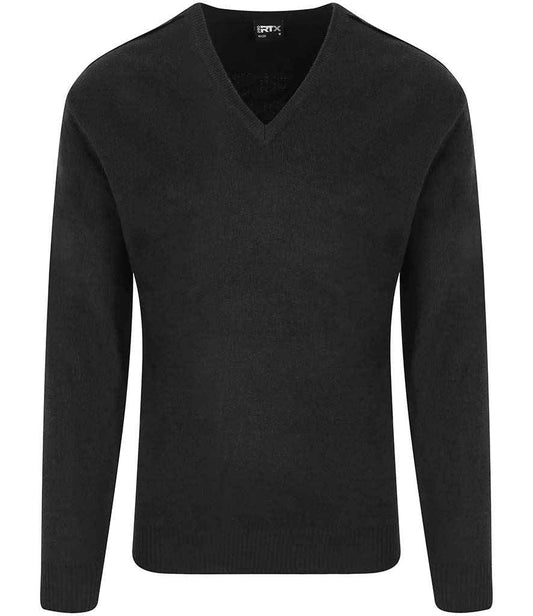 PRO RTX - Pro Acrylic V Neck Sweater - RX200 BLK S