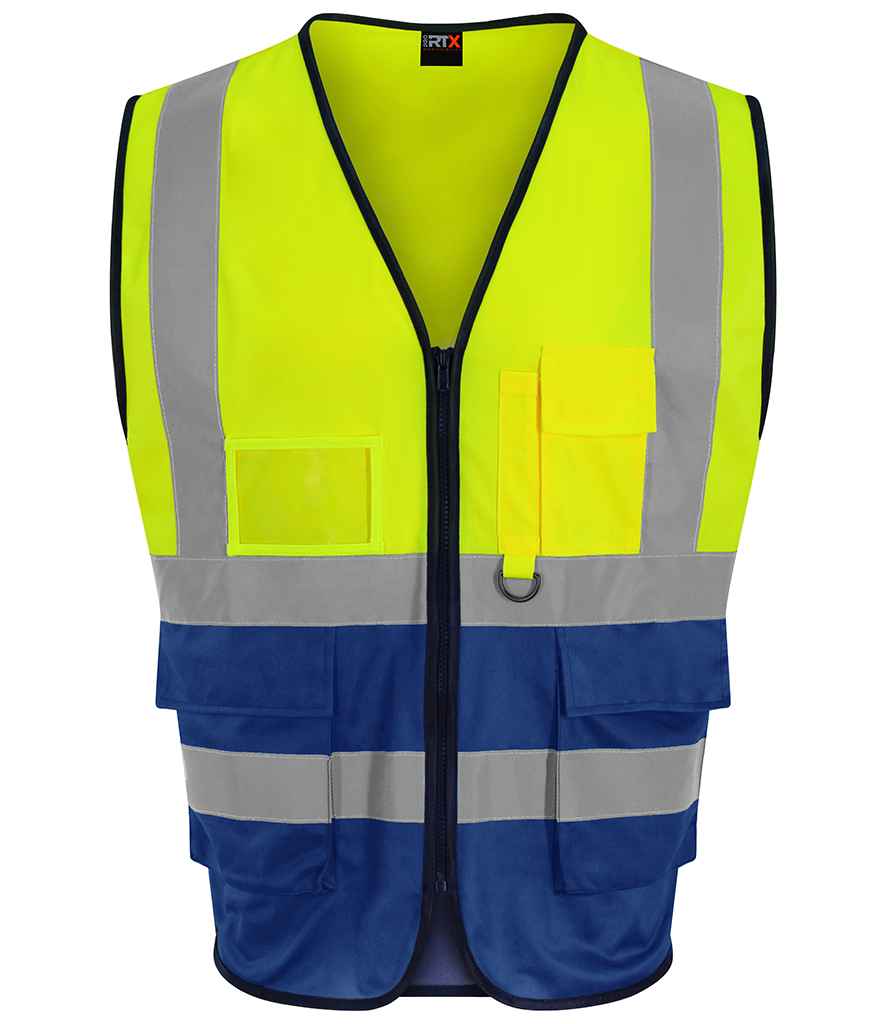 Pro RTX - High Visibility Executive Waistcoat - RX705 YL/RY S