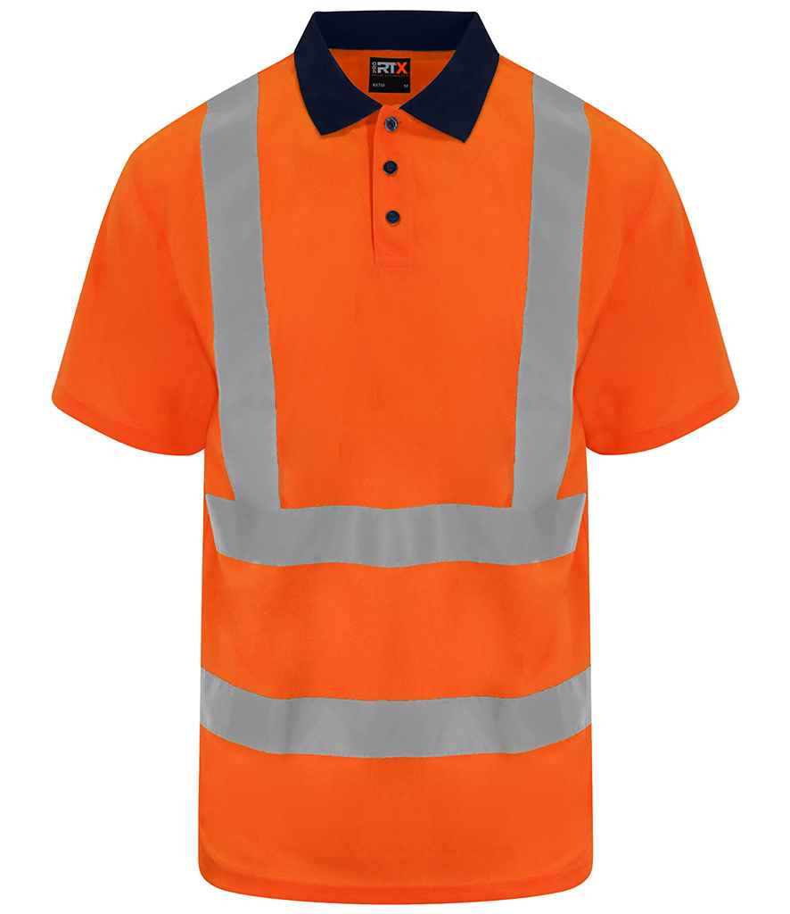 Pro RTX - High Visibility Polo Shirt - RX710 OR/NV S
