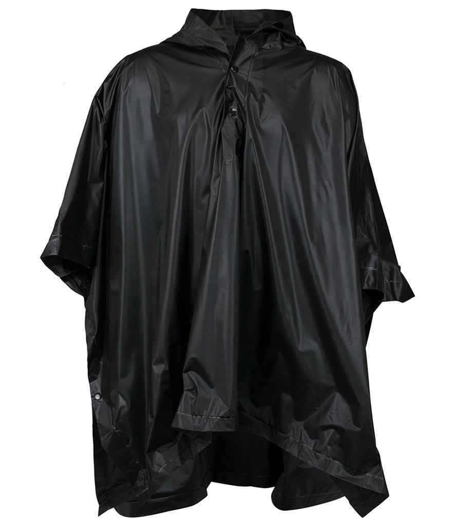 Splashmacs - Kids Rain Poncho - SC19 BLK ONE