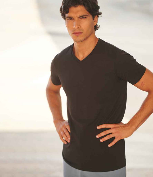SF - Men Feel Good Stretch V Neck T-Shirt - Pierre Francis