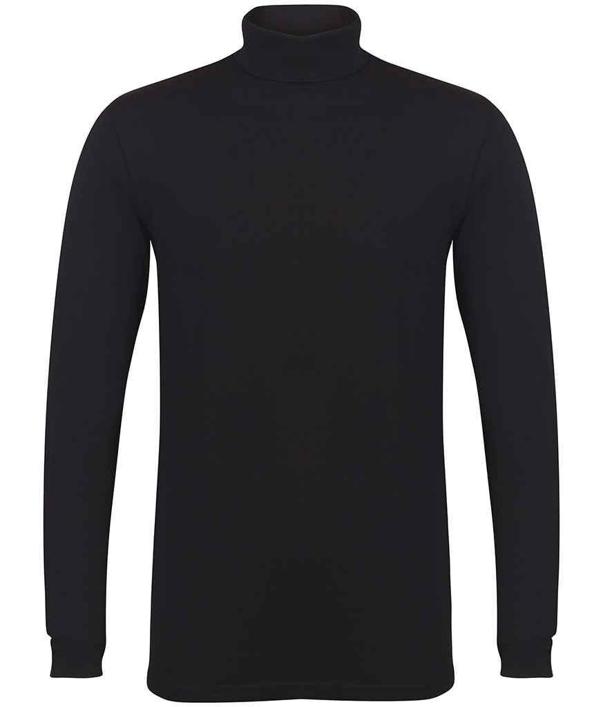 SF - Men Feel Good Stretch Roll Neck Top - SF125 BLK S