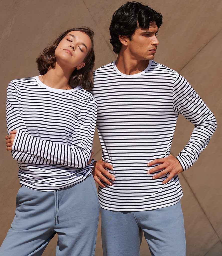 SF - Unisex Long Sleeve Striped T-Shirt