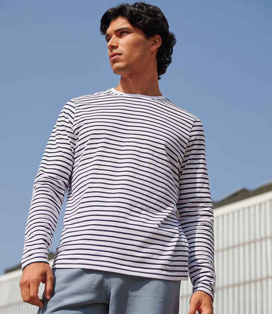 SF - Unisex Long Sleeve Striped T-Shirt - Pierre Francis