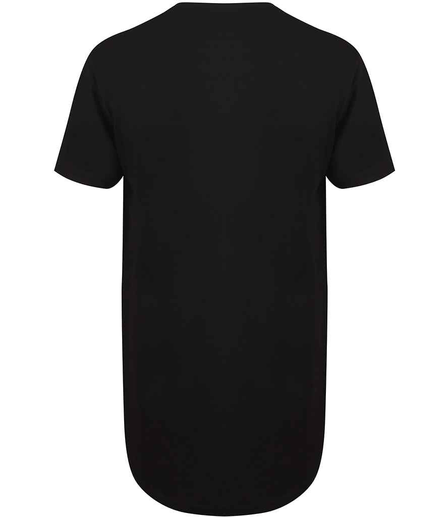 SF - Men Longline Dipped Hem T-Shirt