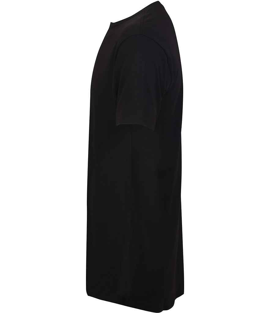 SF - Men Longline Dipped Hem T-Shirt