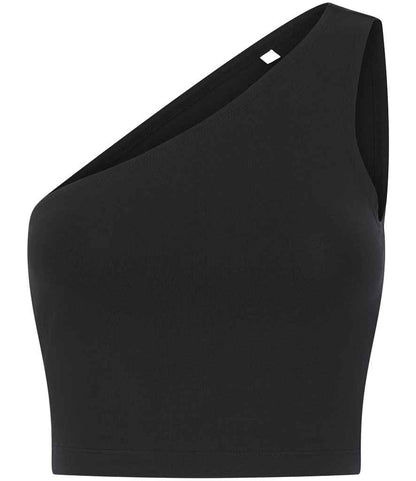 SF Clothing Ladies One Shoulder Top - SK116 BLK XS