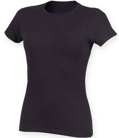 SF Clothing - Ladies Feel Good Stretch T-Shirt - SK121 WHI XS