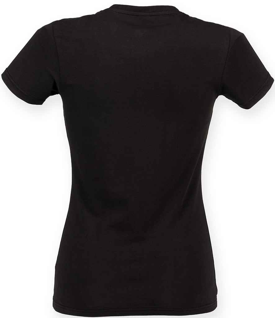 SF Clothing - Ladies Feel Good Stretch V Neck T-Shirt