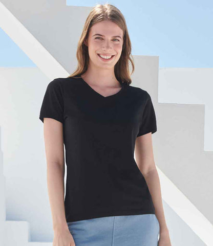 SF Clothing - Ladies Feel Good Stretch V Neck T-Shirt - Pierre Francis