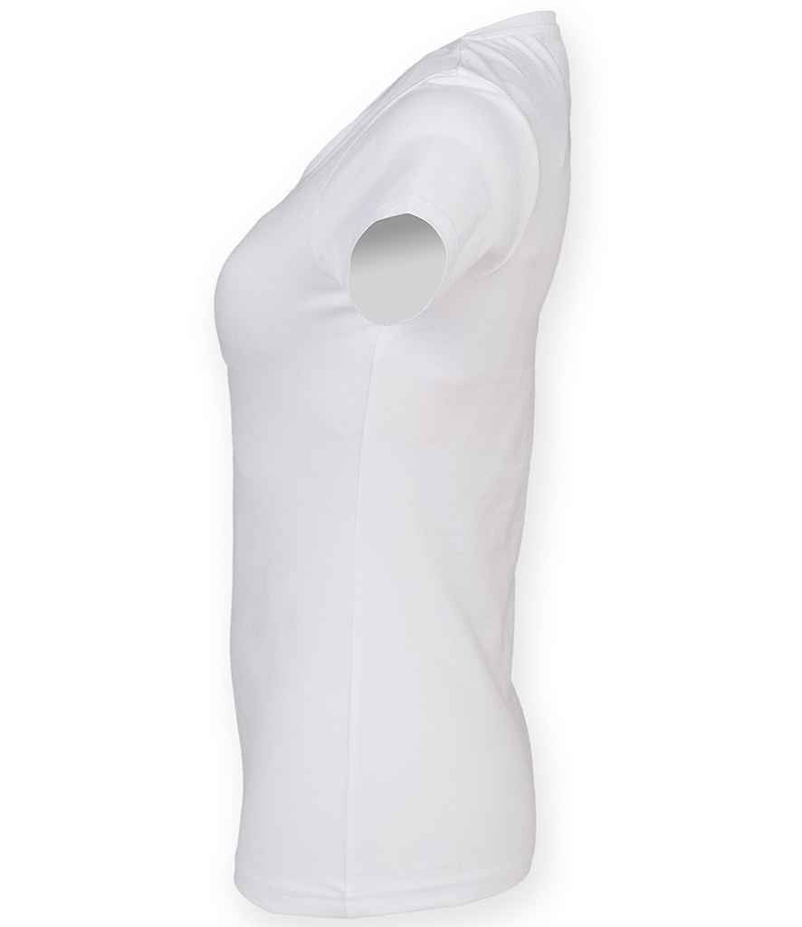 SF Clothing - Ladies Feel Good Stretch V Neck T-Shirt - Pierre Francis