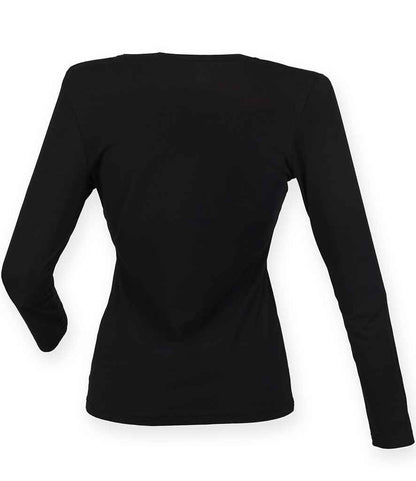 SF Clothing - Ladies Feel Good Long Sleeve Stretch T-Shirt - Pierre Francis