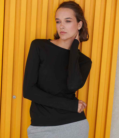 SF Clothing - Ladies Feel Good Long Sleeve Stretch T-Shirt - Pierre Francis