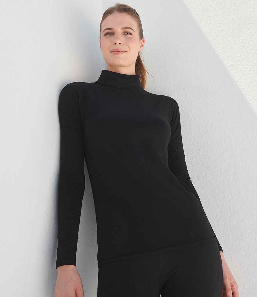 SF - Ladies Feel Good Stretch Roll Neck T-Shirt