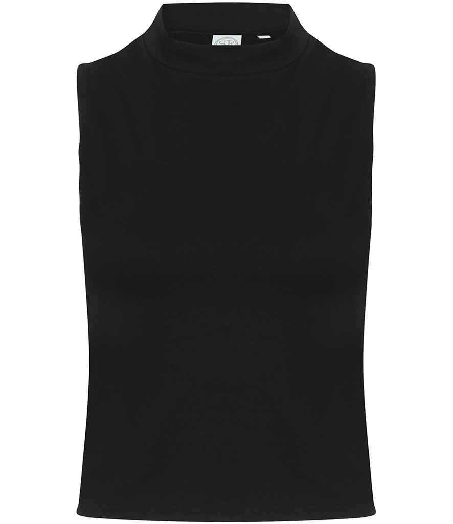 SF - Ladies High Neck Crop Vest