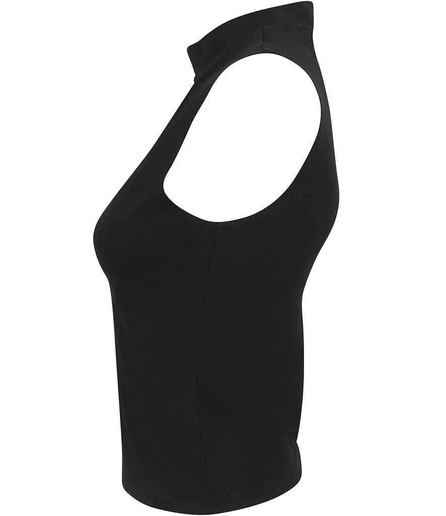 SF - Ladies High Neck Crop Vest