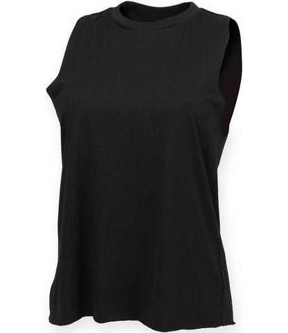 SF Clothing Ladies High Neck Vest - SK232 BLK XS