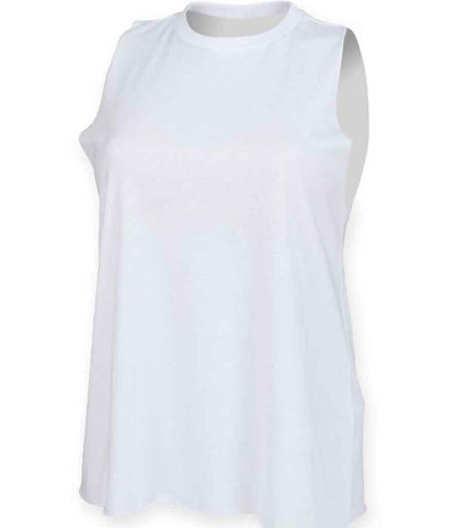 SF Clothing Ladies High Neck Vest - SK232 WHI XS