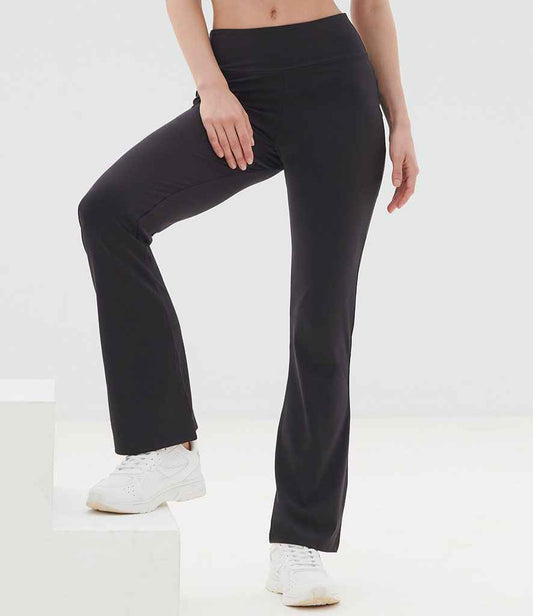 SF Clothing Ladies Flared Leggings - SK428 BLK XS