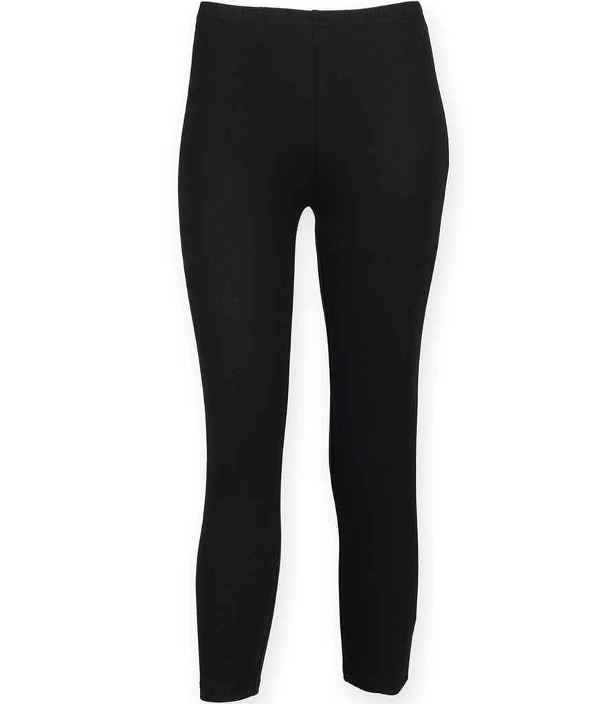SF Clothing Ladies 3/4 Leggings - SK68 BLK XS