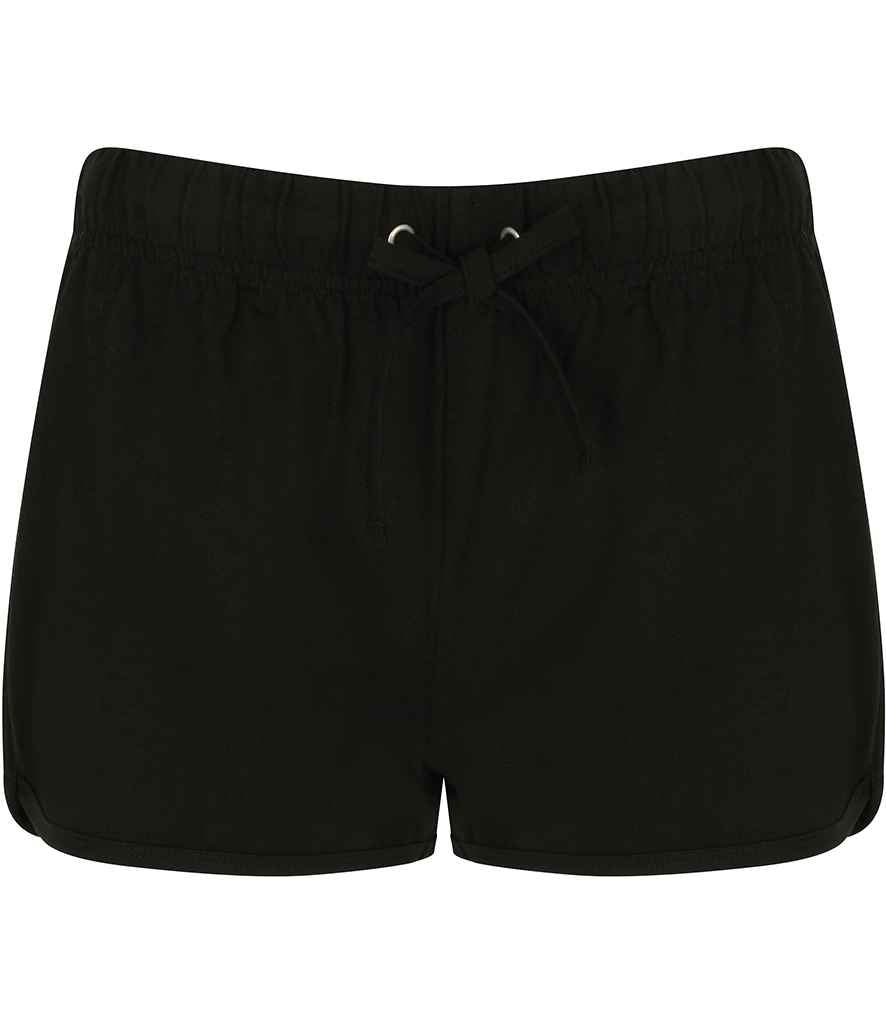 SF Clothing - Ladies Retro Shorts - SK69 BK/BK XS