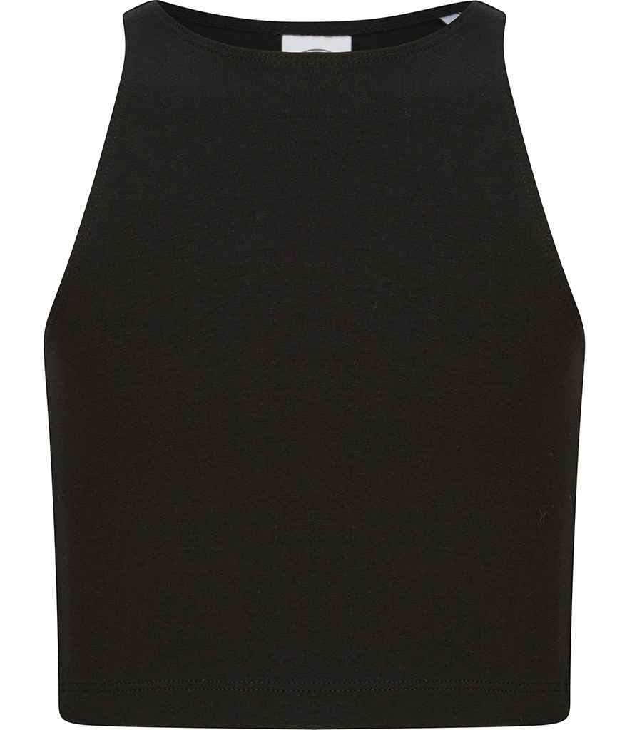 SF Minni - Kids Cropped Top - SM106 BLK 5-6