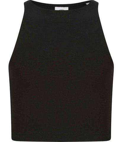 SF Minni - Kids Cropped Top - SM106 BLK 5-6