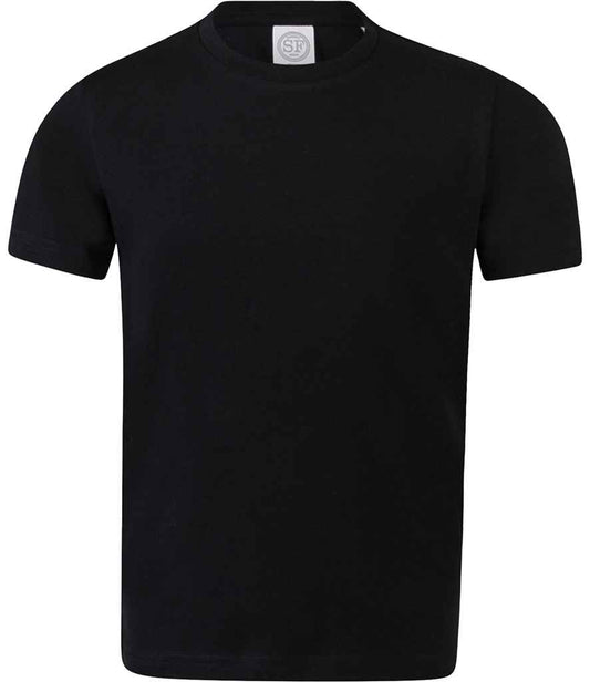 SF Clothing - Kids Feel Good Stretch T-Shirt - SM121 BLK 3-4