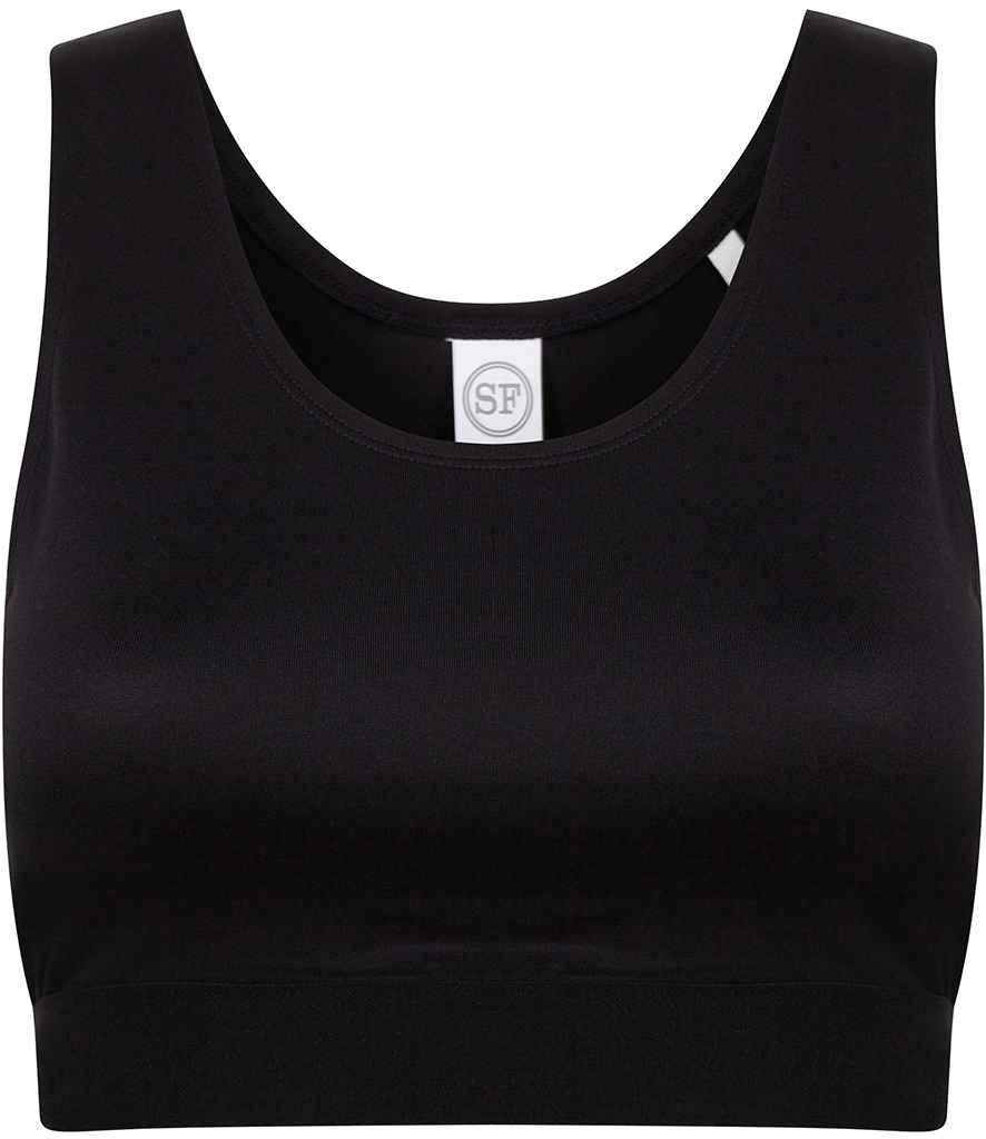 SF Minni - Kids Fashion Crop Top - SM236 BK/BK 5-6