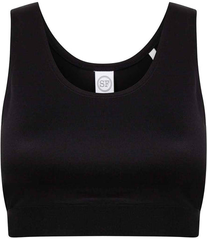 SF Minni - Kids Fashion Crop Top - SM236 BK/BK 5-6