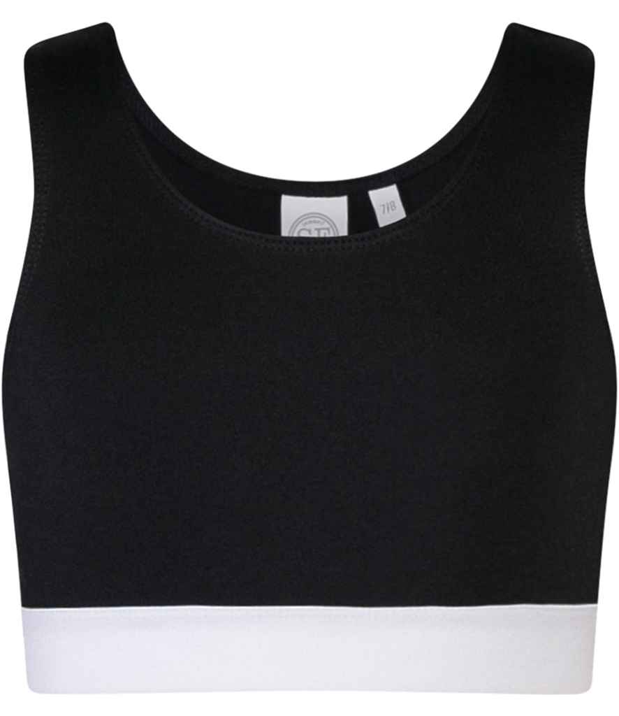 SF Minni - Kids Fashion Crop Top - SM236 BK/BK 5-6