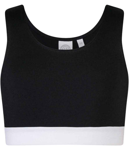 SF Minni - Kids Fashion Crop Top - SM236 BK/BK 5-6