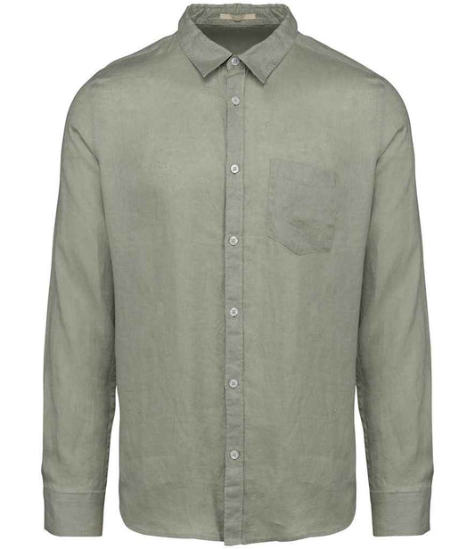 Spasso - Long Sleeve Linen Shirt - Pierre Francis