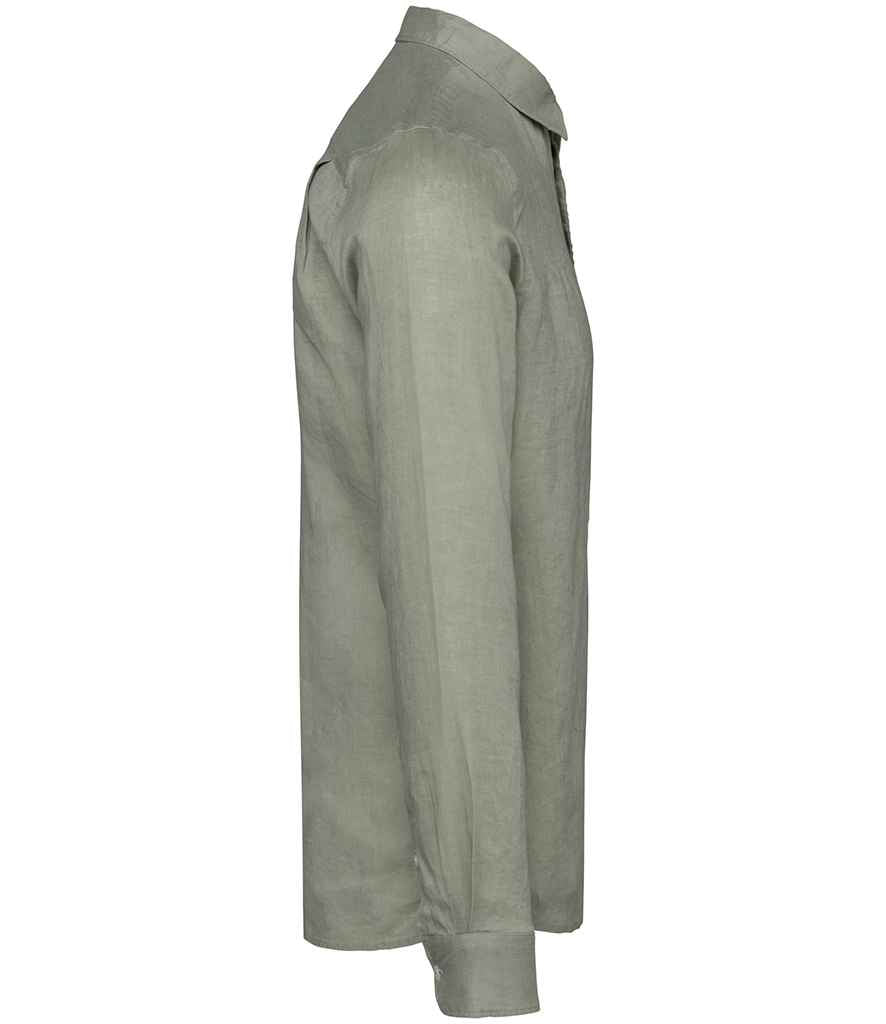 Spasso - Long Sleeve Linen Shirt - Pierre Francis