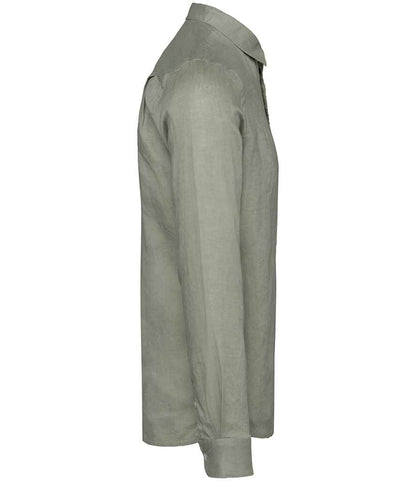 Spasso - Long Sleeve Linen Shirt - Pierre Francis