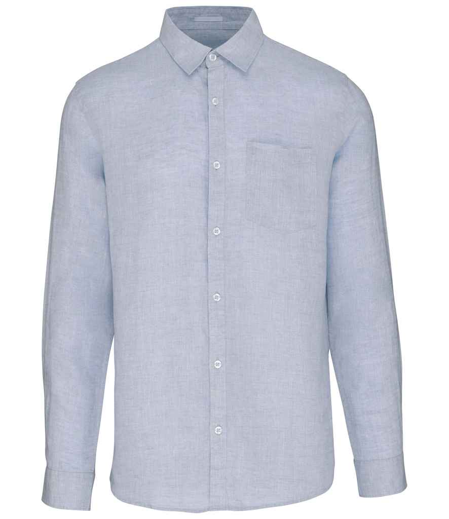 Spasso - Long Sleeve Linen Shirt - Pierre Francis