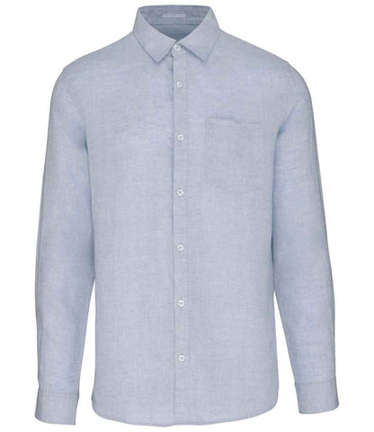 Spasso - Long Sleeve Linen Shirt - Pierre Francis