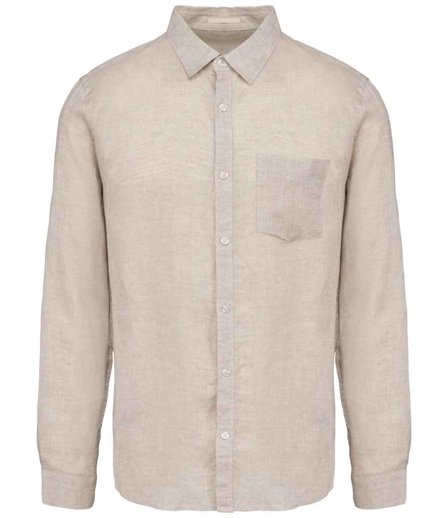 Spasso - Long Sleeve Linen Shirt - Pierre Francis
