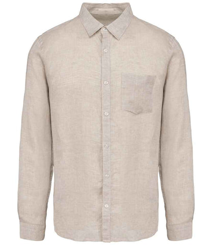 Spasso - Long Sleeve Linen Shirt - Pierre Francis