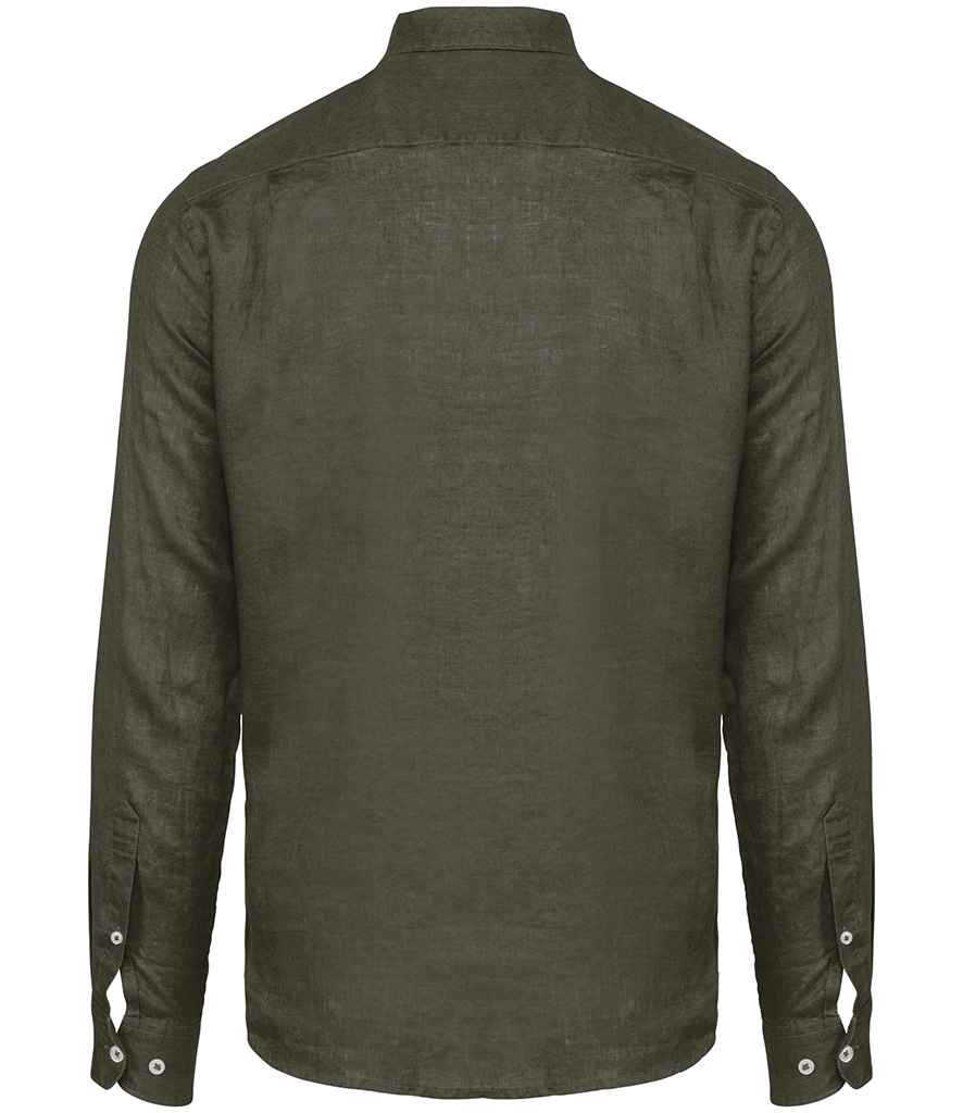 Spasso - Long Sleeve Linen Shirt - Pierre Francis